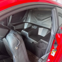 Kit de suppression de siège arrière en Fiber de carbone sèche pré-imprégné pour Ford Mustang Dark Horse S650 2024-2026