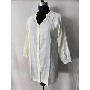 Chemise professionnelle en coton pour femme, chemisier de créateur, vêtements formels - Product Image 2