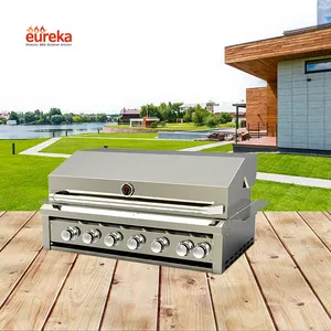 Outdoor Kitchen Garden Barbecue Grill Villa Party Built In Grilled Chicken Machine Griller