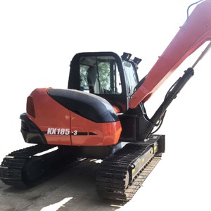 Excavatrices Kubota KX185 d'occasion |   Mini-pelleuse d'occasion de 8 tonnes |   Fiable pour les engins à chenilles avec moteur CE EPA |   Accessoire pour le pouce japonais - Product Image 1