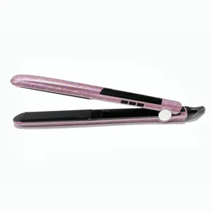 Manufacturers Wholesale Hair Salon Tools Led Display Ceramic Coated Hair Straightener Ptc Quick Heating Flat Iron