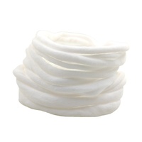 Bandeaux pour bébés et enfants, doux, fins, sans couture, couleur chair, avec nœud, extensibles, élastiques, 1 cm, pour accessoires de coiffure DIY