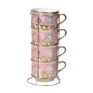 Set di Tazze in <span class=keywords><strong>Ceramica</strong></span> Araba, Set da Caffè di Lusso Europeo, Confezione Regalo con 6 Tazze da Caffè, Set di Tazze e Piattini in <span class=keywords><strong>Ceramica</strong></span> <span class=keywords><strong>Turca</strong></span> - Product Image 1