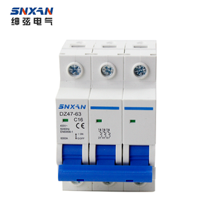Высококачественный профессиональный автоматический выключатель с защитой от утечки DZ47-<span class=keywords><strong>63</strong></span> 3P напрямую от производителя - Product Image 1