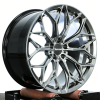 Jantes forgées SRD Custom WRX SilviaBMW 18-24 pouces 5x120 5x114.3 chromées argentées pour Tesla Macan 911 Viper Supra Jantes en alliage pour voitures
