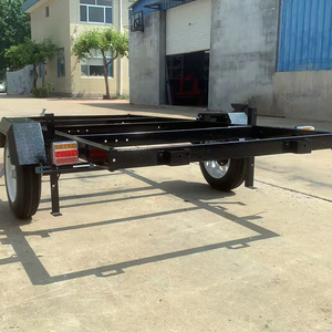 Enviado en 7 días Stock Remolque plegable para automóvil pequeño Acero 550KG Remolque para automóvil - Product Image 4