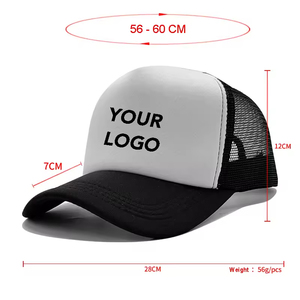 Casquette de baseball style camionneur en mousse à l'avant et maille à l'arrière, ajustable par snapback, personnalisable par sublimation, pour homme, décontractée, été, vente en gros - Product Image 3