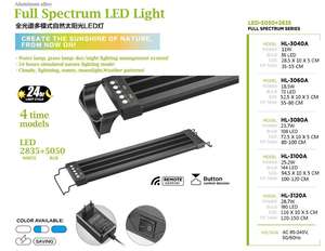 ไฟ LED ติดตู้ปลา,ไฟ LED เต็มสเปกตรัม24ชั่วโมง RGB อัจฉริยะพร้อมตัวยึดไฟตู้ปลาแบบปรับได้ - Product Image 5