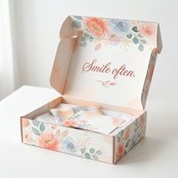 Boîte d'expédition personnalisée avec logo pour petites entreprises, boîte d'emballage en carton, boîte d'expédition en carton ondulé personnalisée