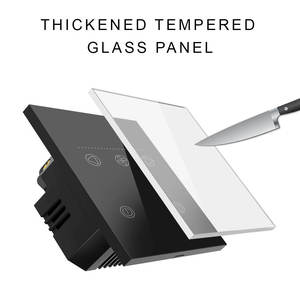 Speed Control Available Smart <strong>LED</strong> Fan <strong>Light</strong> <strong>Switches</strong> 1 Gang <strong>Remote</strong> Control Touching Sensor WiFi Tuya with Alexa Google Home - Product Image 6