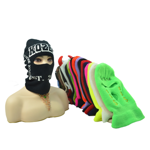 <span class=keywords><strong>Cagoule</strong></span> en laine mérinos coupe-vent personnalisée pour <span class=keywords><strong>moto</strong></span>, masque facial réutilisable, masque noir - Product Image 3