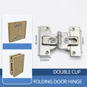 Armadio nascosto sovrapposizione cerniera porta pieghevole mobili regolabile lembo cerniera pieghevole - Product Image 6