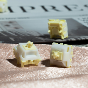 Interrupteur magnétique linéaire GATERON Ukeebs Snowy Yellow pour clavier mécanique, personnalisé, avec joint acoustique, pour jeux, capteur Hall - Product Image 5