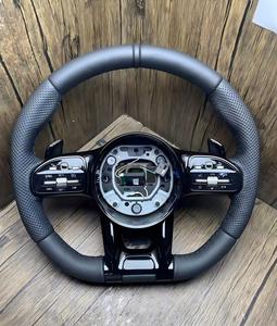 Volante de Cuero Multifunción para Benz con Botones de Control de Crucero Compatible con <span class=keywords><strong>Mercedes</strong></span> <span class=keywords><strong>Clase</strong></span> <span class=keywords><strong>C</strong></span> E S GLC GLE - Product Image 1