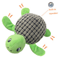 D5288 Nouveauté en stock Jouet à mâcher pour chien en peluche décontracté, animal marin hippocampe, avec couineur et papier froissé