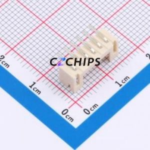 HCZZ0295-6 Wire-to-Board Pin Header Bent Lead Through Hole,P=2mm Connector 1x6P 2mm Right Angle Insert PH - Product Image 2