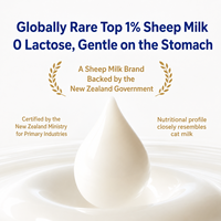 Plat principal pour chat au poulet et jaune d'œuf avec lait de brebis, lactoferrine et lactobacillus acidophilus, coupelles de nourriture humide complète pour chats