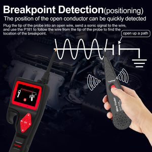TOPDIAG P200 Smart Hook, testeur de <span class=keywords><strong>circuit</strong></span> automobile intelligent, 9-30V, sonde de diagnostic du système électrique, testeur de <span class=keywords><strong>circuit</strong></span> pour toutes les voitures - Product Image 3