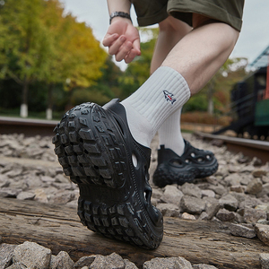 DERAN OEM nouveau Design extérieur plage EVA sandales <span class=keywords><strong>sabot</strong></span> chaussures récupération mousse pantoufles en gros Sabots sabots pour hommes - Product Image 5