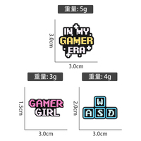 Drôle Gamer Citation Épingles En Émail Pixel Clavier Broches pour Gaming Lovers Revers Badge Bijoux Cadeau En Gros