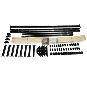 Có thể điều chỉnh Nữ Hoàng Kích thước khung giường với thanh gỗ-Cơ sở nền tảng hiện đại không tiếng ồn cho nền tảng nệm, lắp ráp dễ dàng - Product Image 5