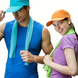 Wholesale 1PCS Sports <b>Towel</b> Ice <b>Quick</b>-<b>Drying</b> with Mini Silicon Portable Cold Breathable Fitness Outdoor Camping Cycling Cool - Product Image 4