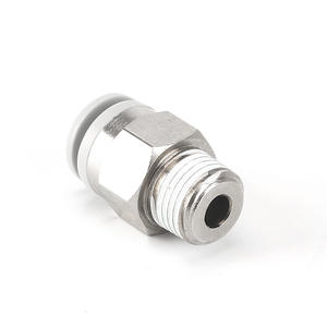 Acoplamiento Neumático Recto KQ2HS de Liberación Rápida, Componente Roscado para Inserción/Extracción, Acoplamiento Rápido Hexagonal Externo - Product Image 5