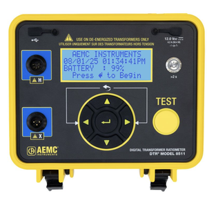 Ratiomètre numérique pour transformateurs DTR-8511 - Kit TTR avec pince ampèremétrique AC 1000 A offerte - Product Image 3