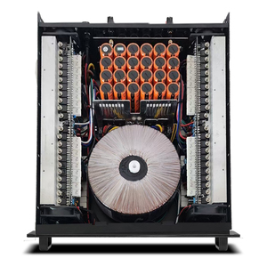 Amply công suất cao FLALWREO KM-4100 4*1200W, thương hiệu Đức, thiết bị sân khấu, vỏ kim loại - Product Image 4