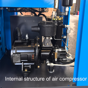 Compresor de Aire de Tornillo PM VSD de 15kw 20hp 8br-13bar de Gran Capacidad de China para Uso Industrial con Alta Eficiencia en Máquinas de <span class=keywords><strong>Calcetines</strong></span> - Product Image 2