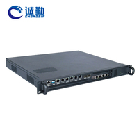 Boîtier de serveur 1U, 6 ports LAN, 2 ports SFP+, 1G Intel Celeron J6412, sécurité réseau BY-PASS, châssis rack 1U