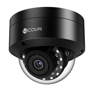 Caméra de sécurité IP PoE 4COVR 8Mp 4K extérieure avec audio, vision nocturne, détection de visage humain par IA, surveillance CCTV, visualisation à distance via application - Product Image 1