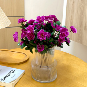 Artificial Rhododendron Bouquet 30cm-100cm High Simulation <b>Silk</b> Flower Home Decor Wedding Props - Product Image 3
