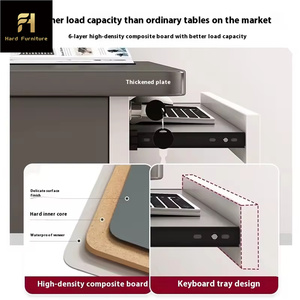 2025 Novo Estilo Computador Mesa Minimalista Moderna Mesa De Escritório e Cadeira Set <span class=keywords><strong>Desktop</strong></span> Com Gavetas Home <span class=keywords><strong>Computer</strong></span> Student <span class=keywords><strong>Desk</strong></span> - Product Image 6