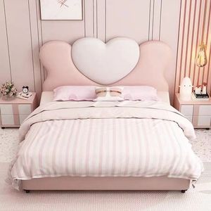 Castello di fiaba principessa bambini letto rosa cuore Design <span class=keywords><strong>per</strong></span> le ragazze camera da letto decorazione della camera delle ragazze con tema sognante - Product Image 4