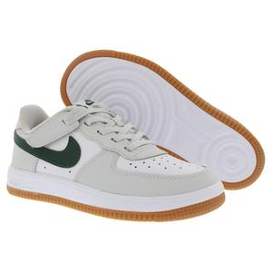 Chaussures pour garçons For Force 1 Low Slip-On avec empeigne en PU et doublure en mesh, couleur Photon Dust White Fir - Product Image 4