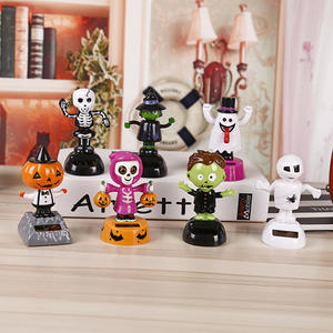 Adornos <span class=keywords><strong>de</strong></span> Halloween para Coche con Energía Solar, Figuras <span class=keywords><strong>de</strong></span> Fantasmas Pequeños <span class=keywords><strong>de</strong></span> Dibujos Animados, Decoraciones Oscilantes, Venta al por Mayor - Product Image 1