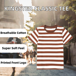 Camisetas de Punto Estampadas Casuales de Verano Kingsted para Hombre: Comodidad Superior, Transpirables, Súper Suaves, 100% Algodón Premium - Product Image 2