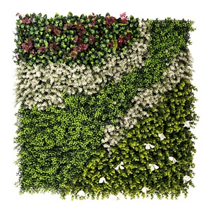 Artificial Plant <b>Wall</b> <b>Panel</b> Set Maintenance Free For Residential Commercial Decoration - Product Image 2