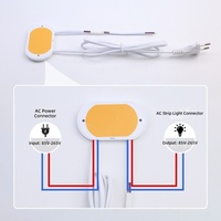 Interrupteur tactile sans contact haute tension 220V pour panneau en bois, dissimulé, longue portée, 110V, blanc, pour armoire, placard, bureau