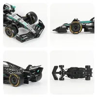 Bburago 2025 1:43 Mercedes-AMG W16 F1 Team, Modelo de Auto de Aleación, Fórmula 1, Juguete Coleccionable de Auto Fundido a Presión