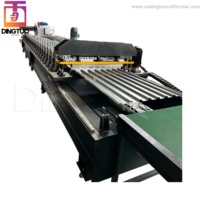 Machine de formage de tôles de toiture en acier monocouche 2-en-1 7R 8R à grande vitesse, découpe non-stop 40m/min