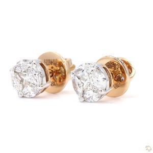 Pendientes de Diamantes de Oro Premium para Mujer, Joyería Fina Clásica, Accesorios de Moda Elegantes y de Lujo - Product Image 5