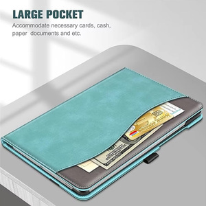 Laudtec Auto Sleep Wake <b>Tablet</b> Case for Samsung Galaxy Tab S Series Multi-Angle Stand Cover Teal Gray - Product Image 5