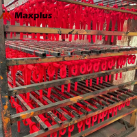 Attaches de levier à cliquet robustes G80 de 5/16"-3/8" pour chaînes de traînage, avec finition brute et crochets à œil G80