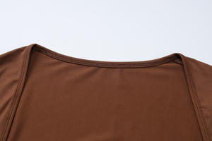 Новые модные облегающие комбинезоны-клеш с длинным рукавом и шалью, повседневные длинные ромперы, женские комбинезоны, комплекты из 2 предметов - Product Image 4