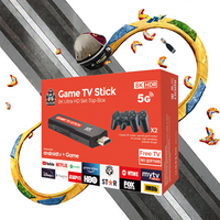Clé TV de jeu personnalisée X2 Plus 64G-128G 8K avec plus de 40 000 jeux préchargés, prise en charge Vulkan, fournisseur B2B pour promotions de cadeaux et commandes en gros