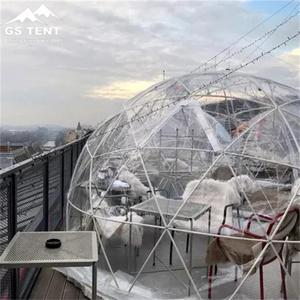 Tente transparente personnalisée de dôme géodésique en PVC 6m pour les projets de villégiature et les locations d'événements - Product Image 4