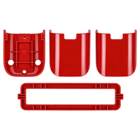 Kit de Carcasa de Plástico Rojo, Conjunto de Caja Moldeada por Inyección con Orificios de Montaje para Módulos de Controlador de Motor