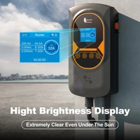 Chargeur de voiture électrique rapide AC de niveau 2 GBT 11 kW feyree Wallbox, 16A, écran 2,8 pouces, monophasé, station de recharge murale pour véhicules électriques